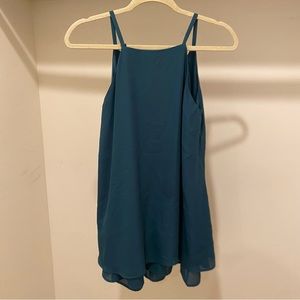 Charlotte Russe green slip dress
